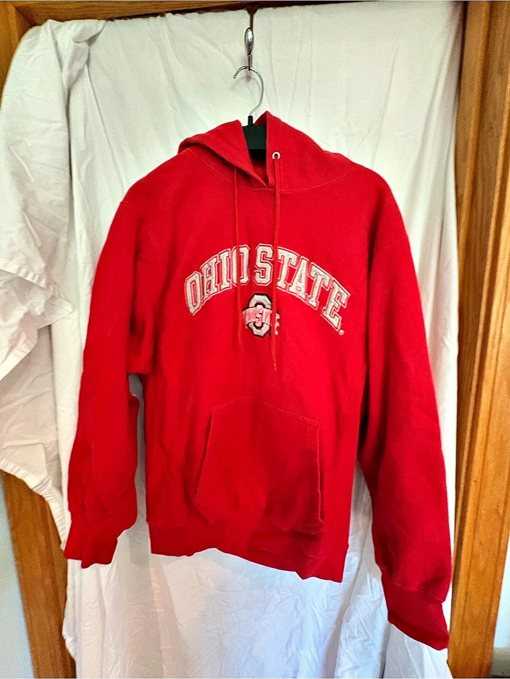 Steve & Barry'Small Ohio State Buckeyes Collegiate Pullover Hoodie Red Small
